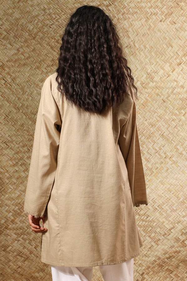 Embroidered Schiffli Shirt