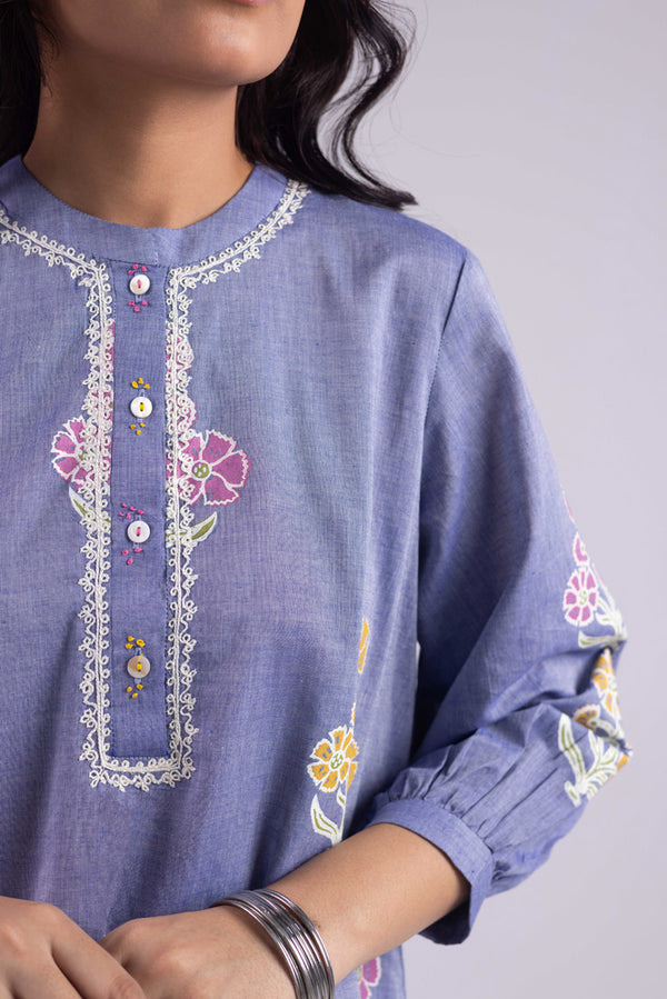 Mehak Blossom Block-Print Set