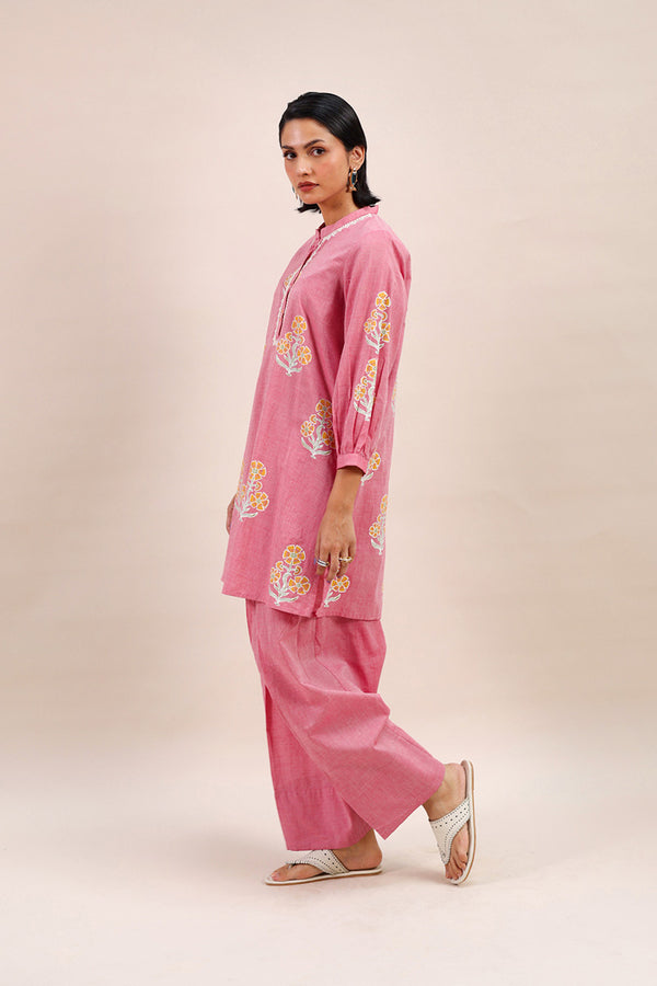 Mehak Blossom Block-Print Set