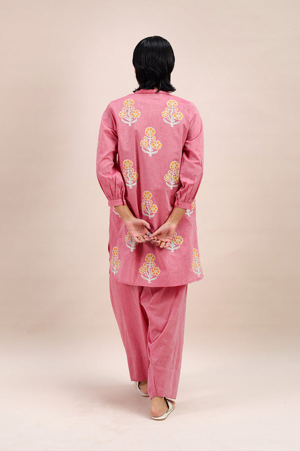 Mehak Blossom Block-Print Set