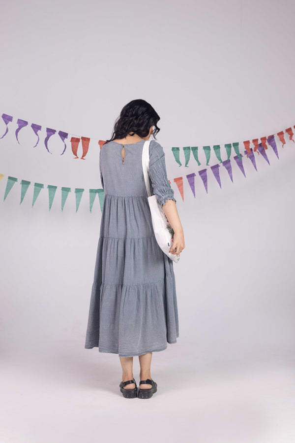 Dare To Denim Tiered Dress