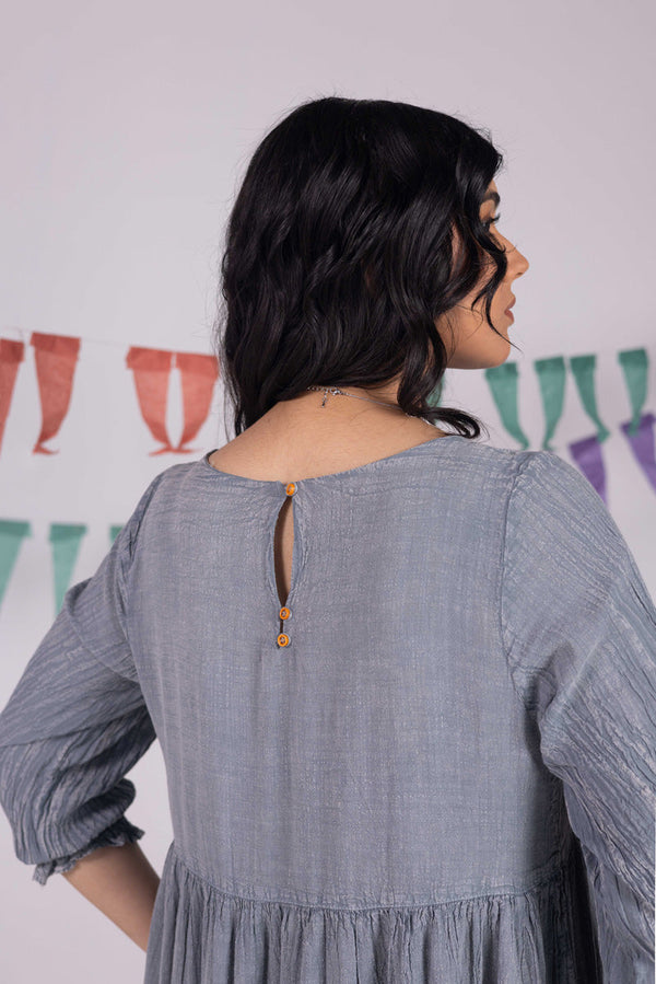 Dare To Denim Tiered Dress