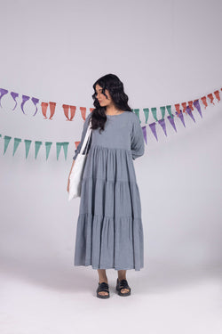 Dare To Denim Tiered Dress