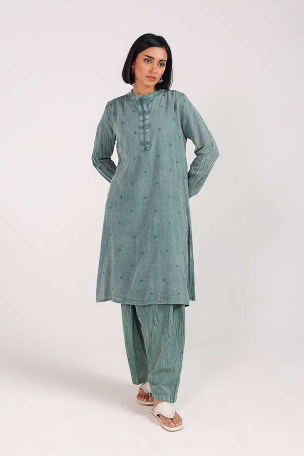 Dare To Heart Denim Duo-Set