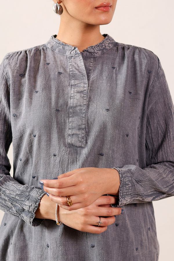 Dare To Heart Denim Duo-Set