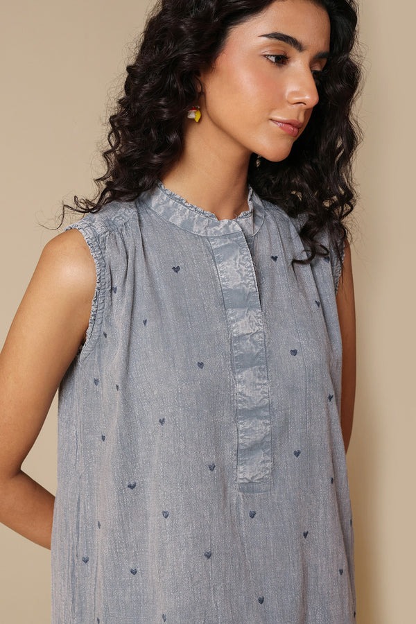 Dare To Heart Denim Set