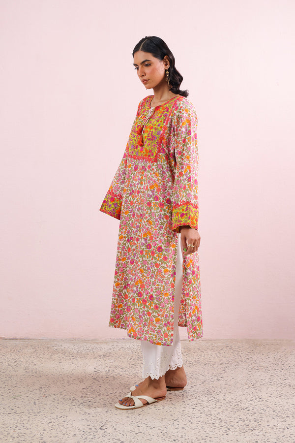 Painted Dreams Floral Shirt
