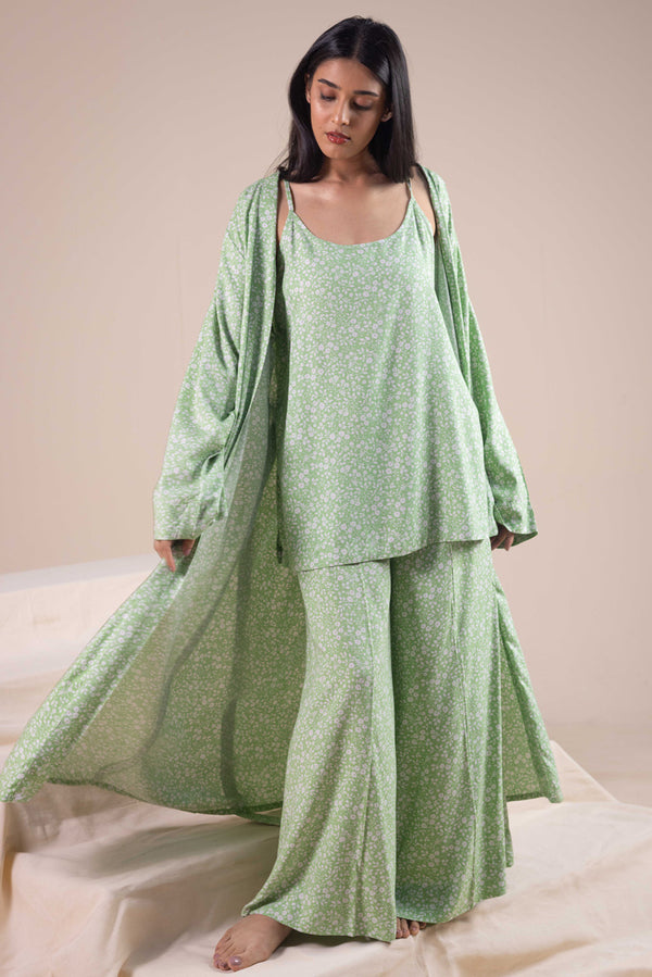 Loungewear 3-Piece Robe Set
