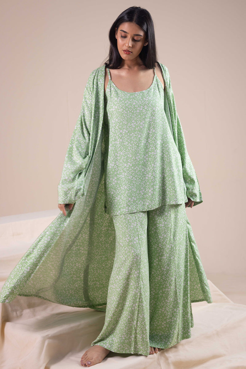Loungewear 3-Piece Robe Set