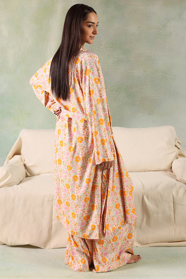 Loungewear 3-Piece Robe Set