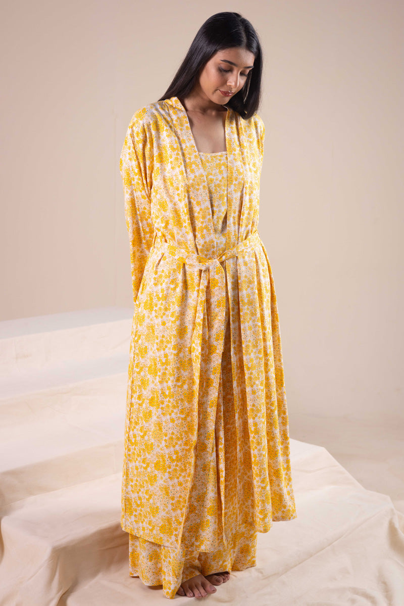 Loungewear 3-Piece Robe Set
