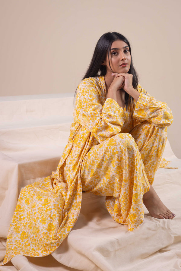Loungewear 3-Piece Robe Set