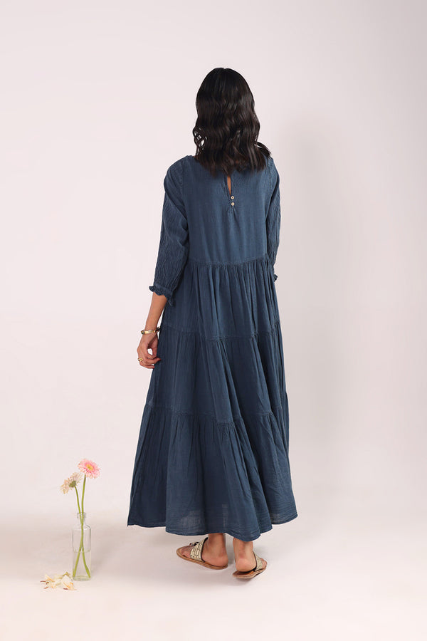 Dare To Denim Tiered Dress
