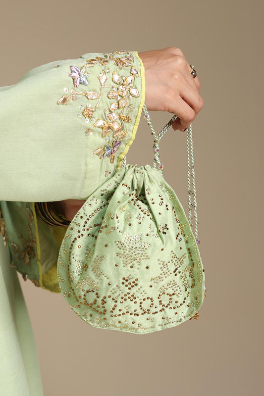 Crystal Embellished Potli
