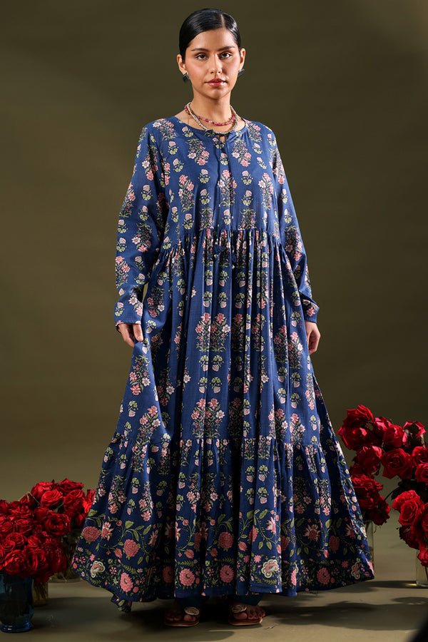 Block Whisper Tiered Dress