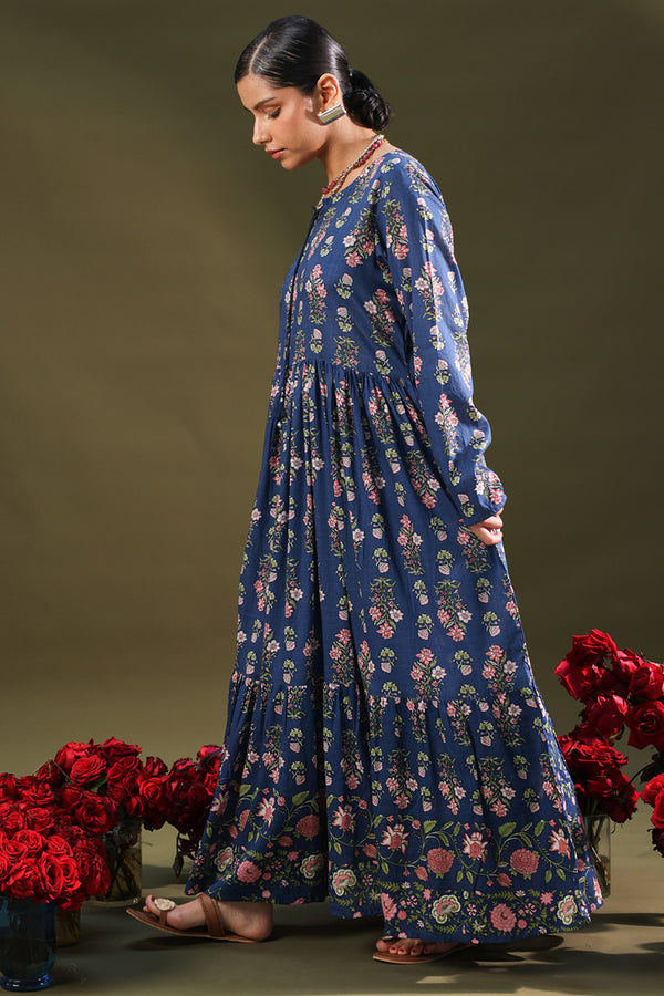 Block Whisper Tiered Dress