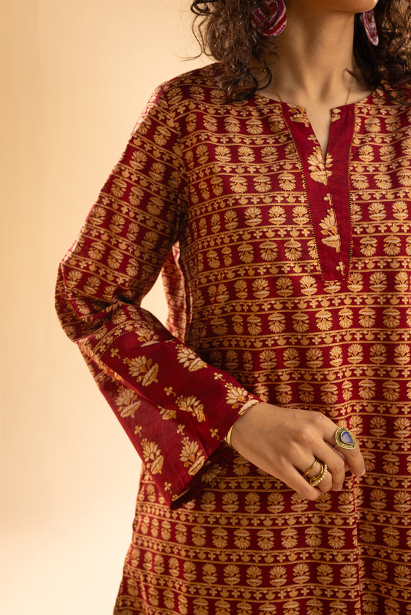 Inlay Pattern Printed Set