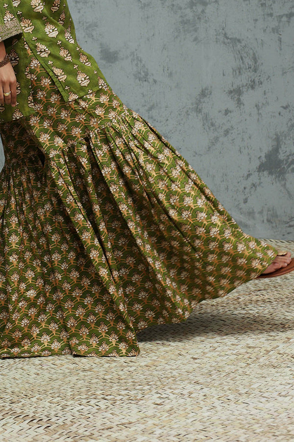 Inlay Gharara Set