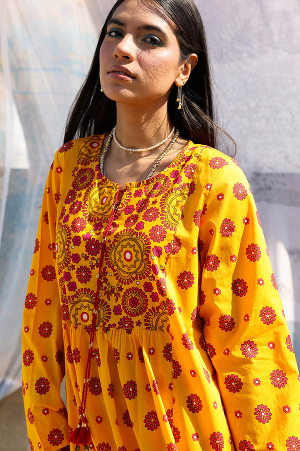 Floral Theory Printed Dress