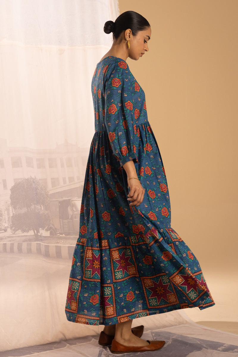 Gulab Mosaic Tiered Dress