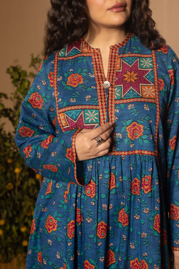 Printed Mosaic Tassel Set