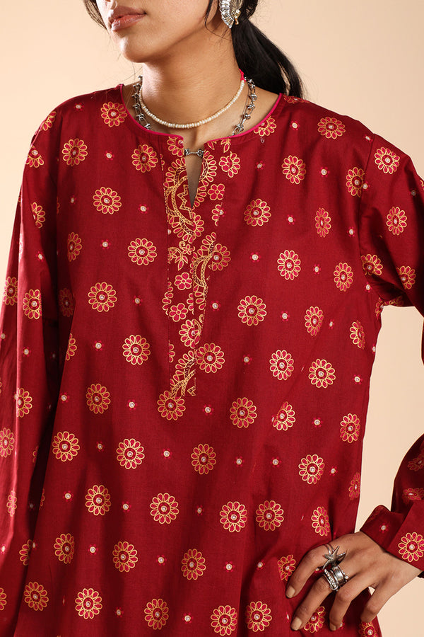 Floral Burst Printed Set