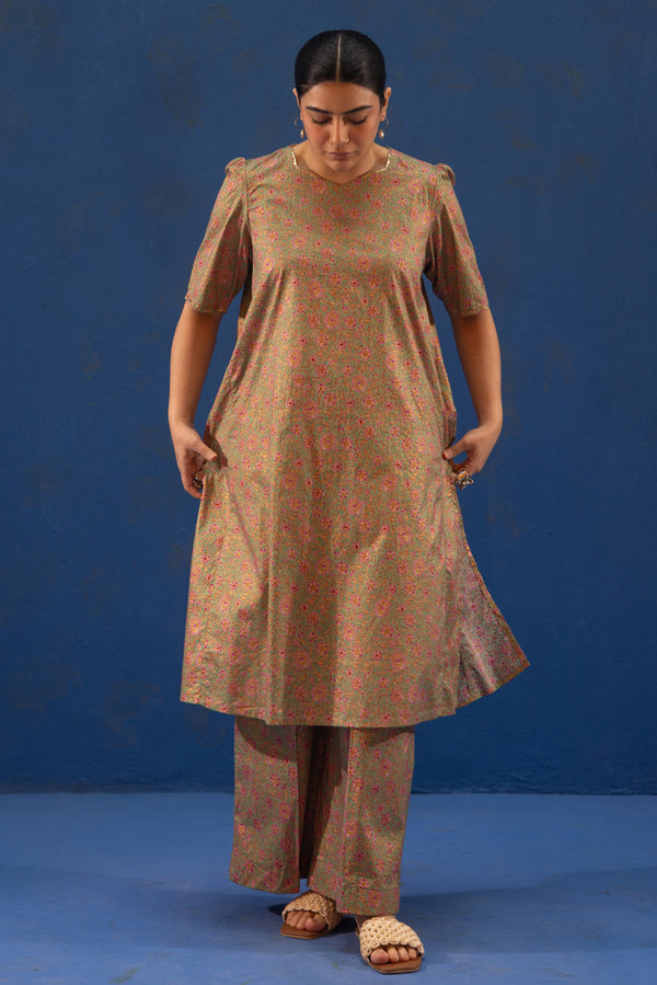 Pure Polki Printed Set