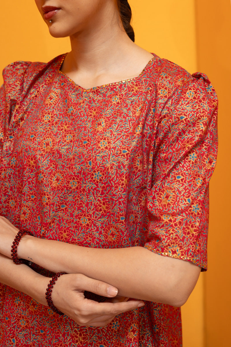 Pure Polki Printed Set