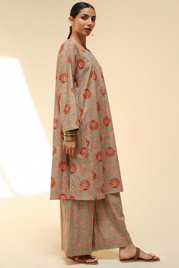 Golden Tapestry Polki Set