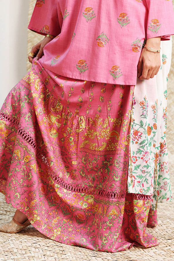 Garden Script Skirt Set