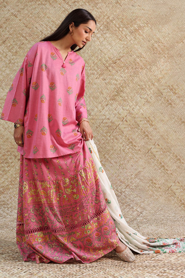 Garden Script Skirt Set