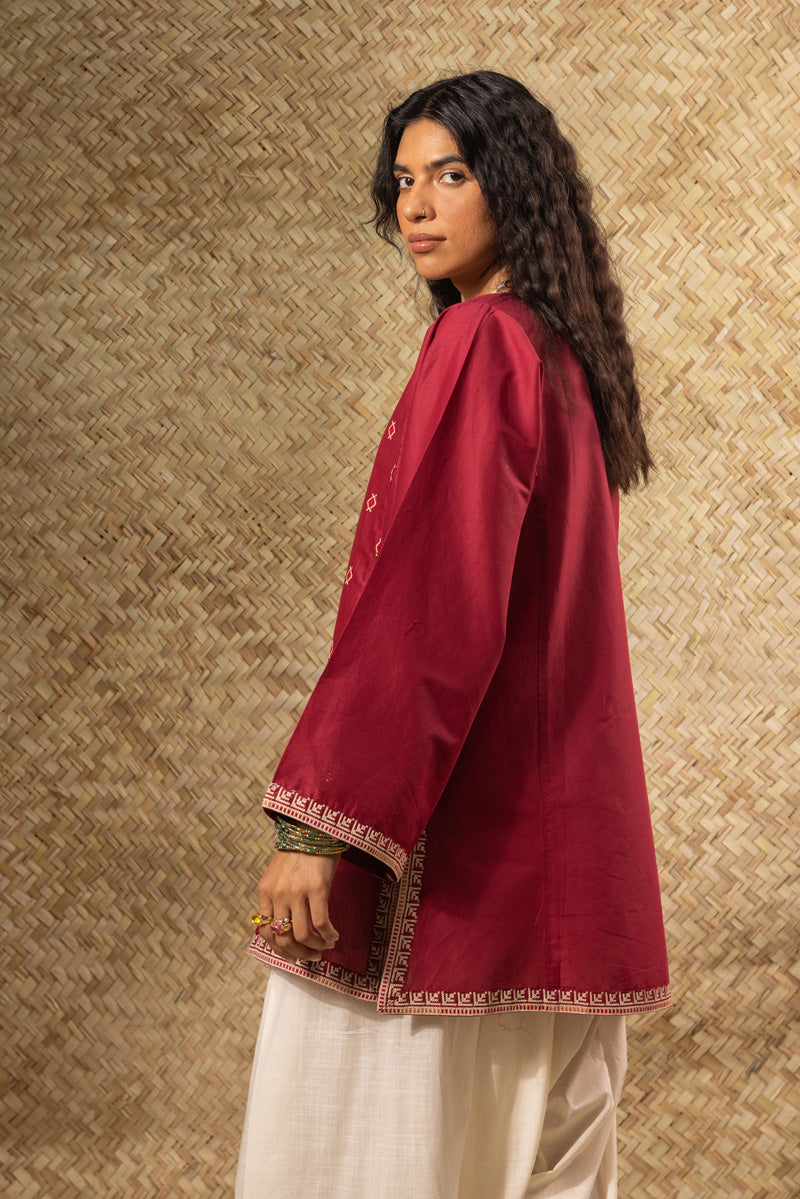 Blush Whisper Kurti