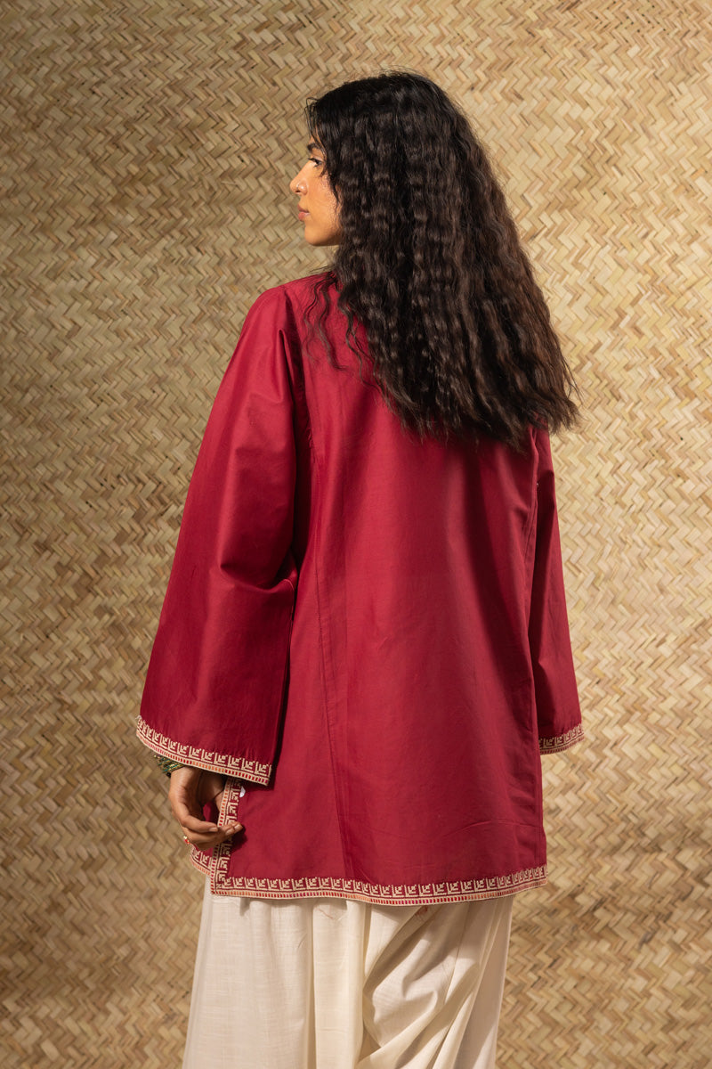 Blush Whisper Kurti