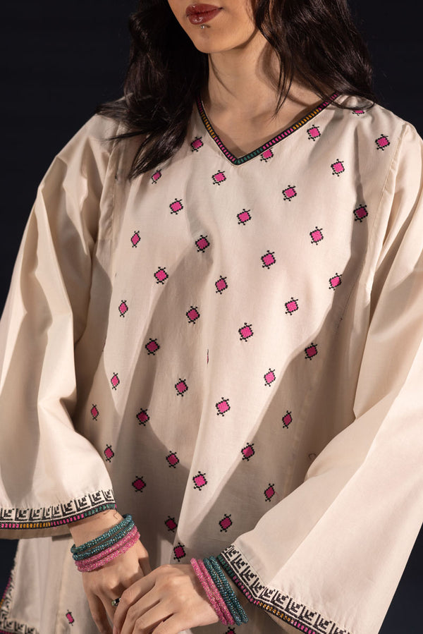 Blush Whisper Kurti