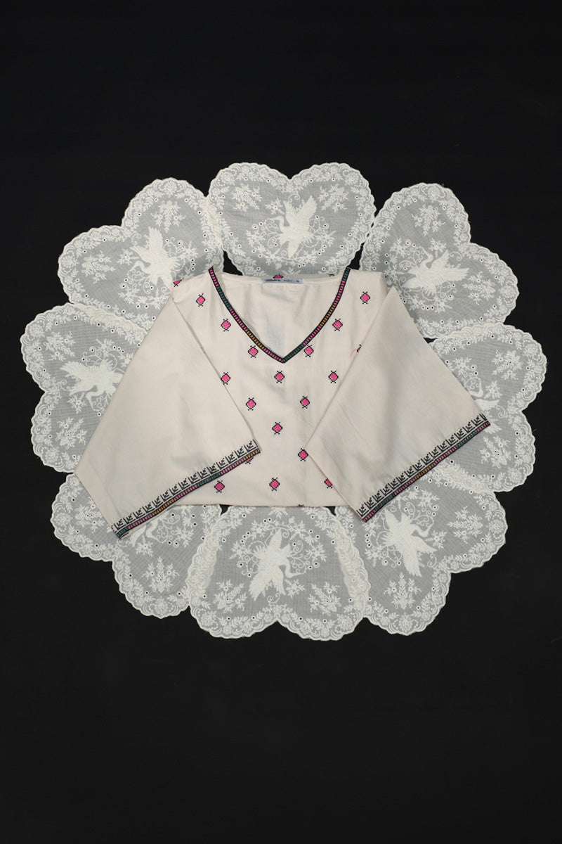 Blush Whisper Kurti