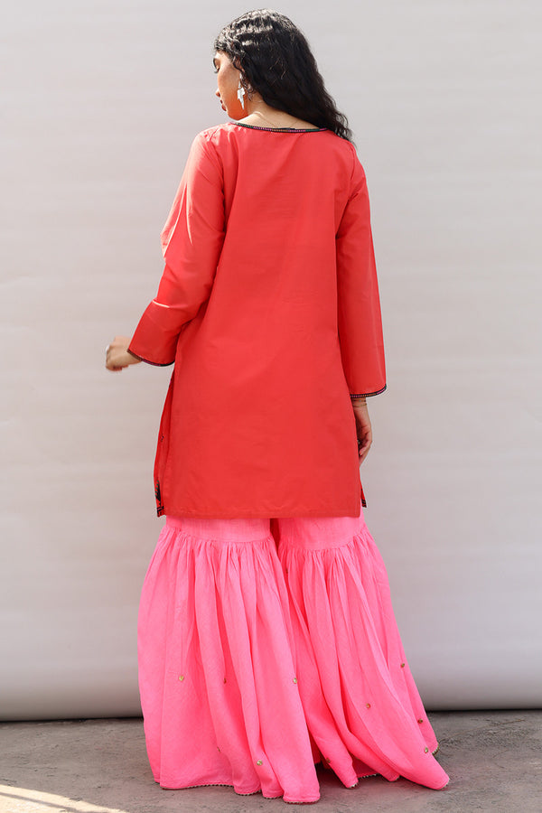 Embroidered Mosaic Kurti