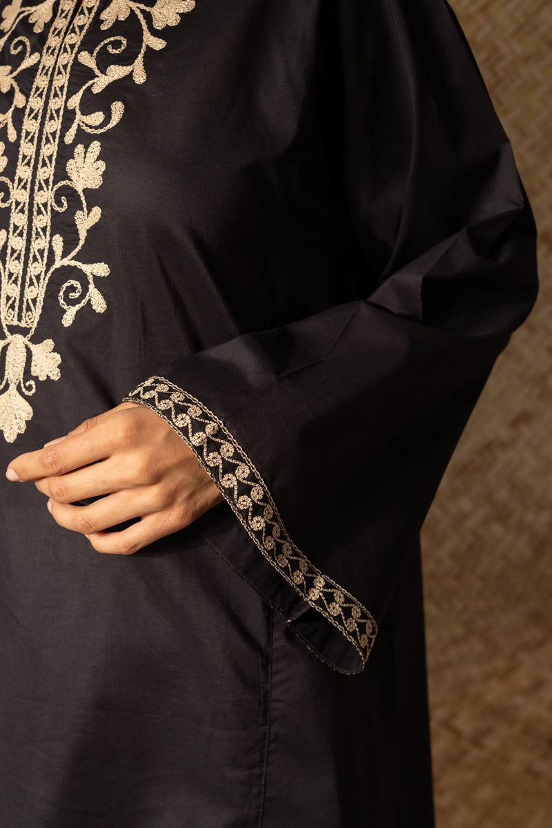 Midnight Embroidered Kurti