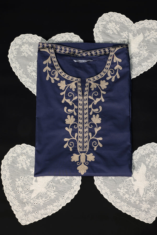 Midnight Embroidered Kurti