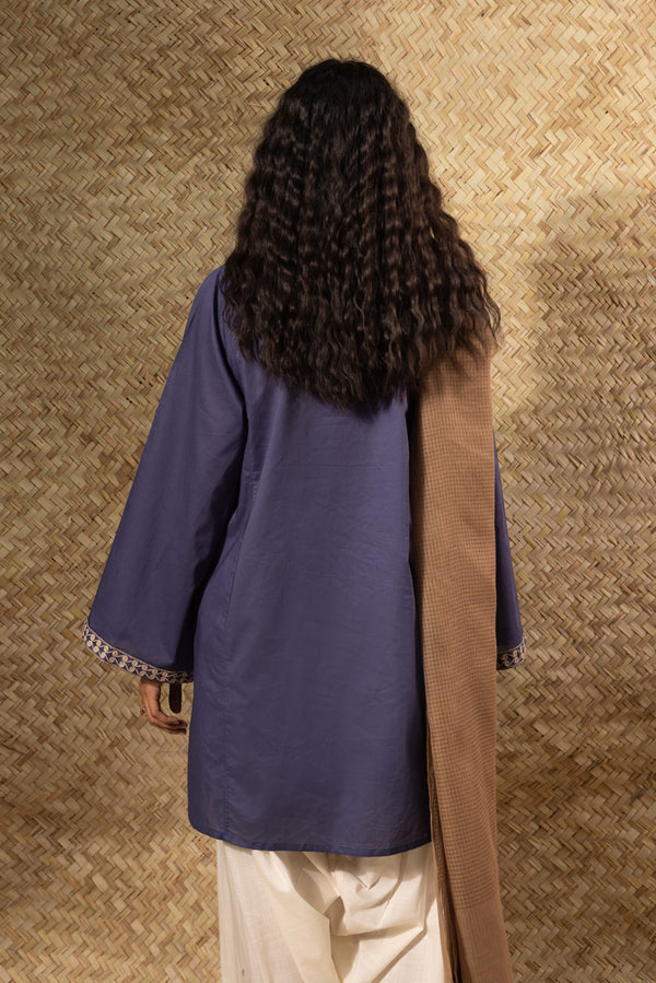 Midnight Embroidered Kurti