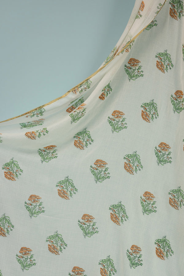 Block Garden Dupatta