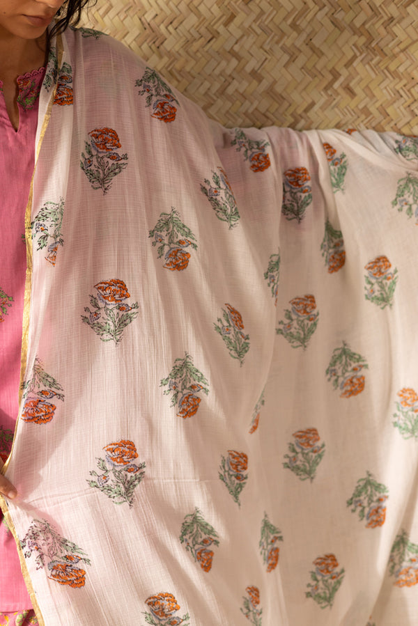Block Garden Dupatta
