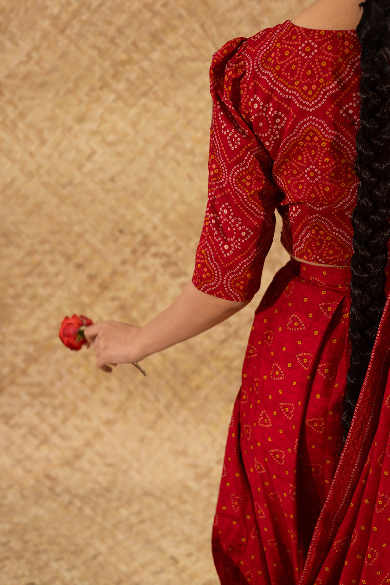 Chunari Drape Saree