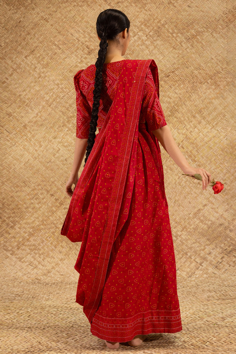 Chunari Drape Saree