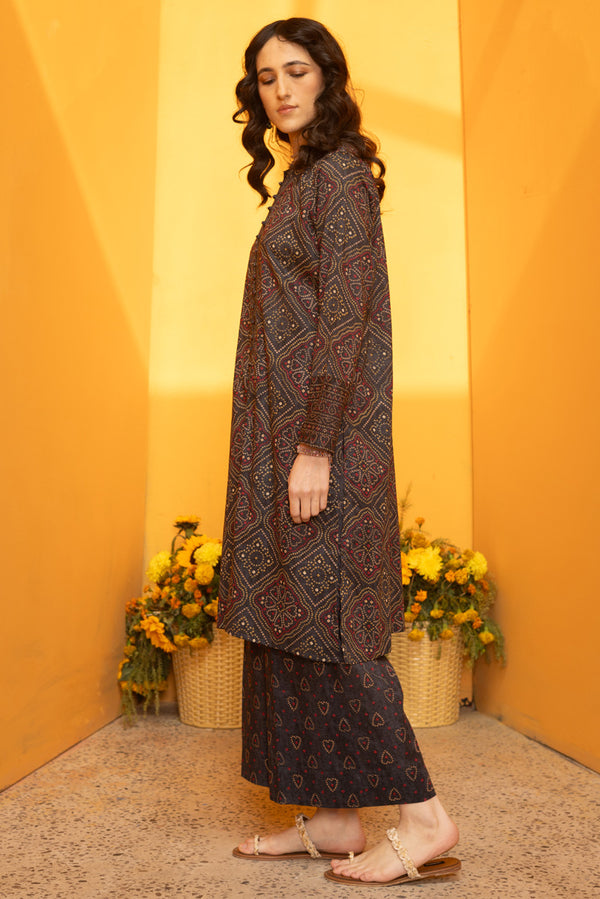 Chunari Hearts Printed Set