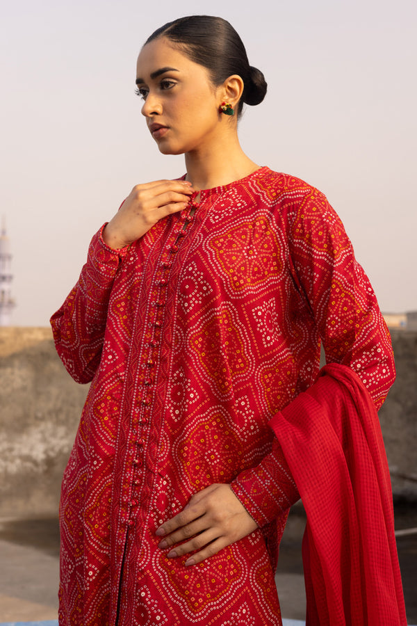 Chunari Hearts Printed Set