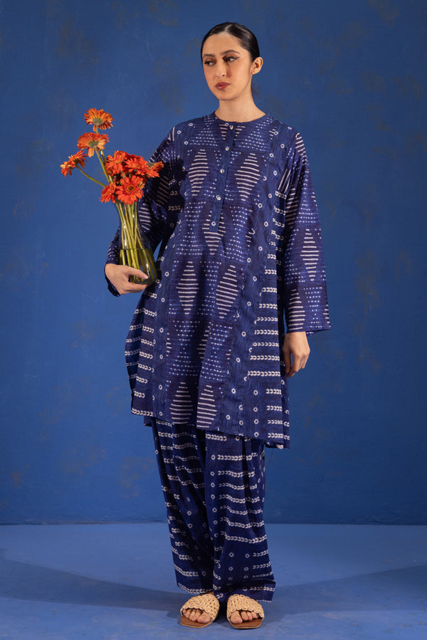 Pure Shibori Printed Set