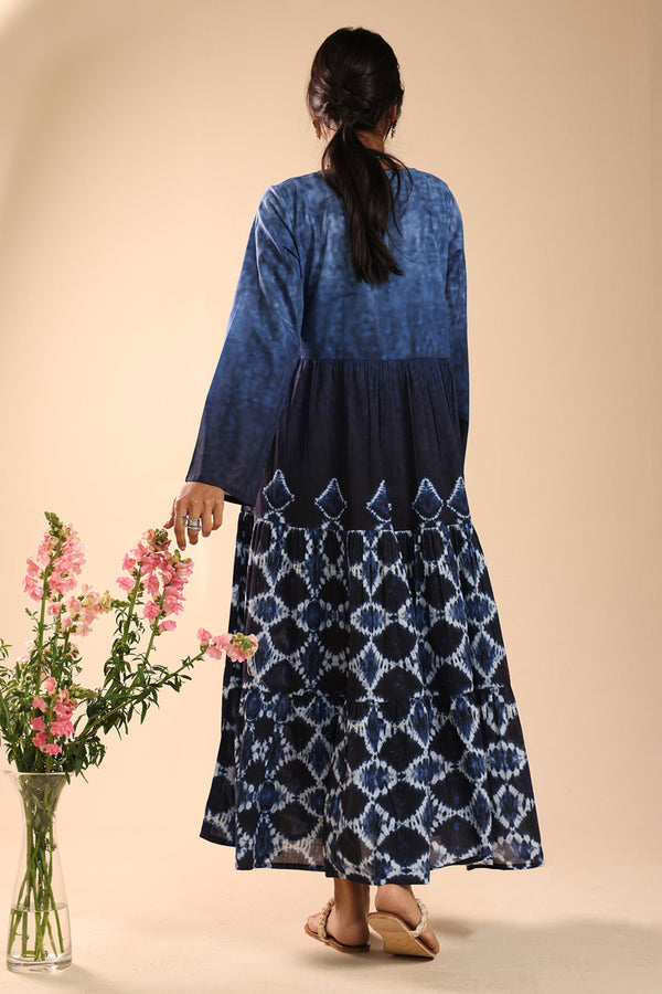 Rang Kahani Tiered Dress