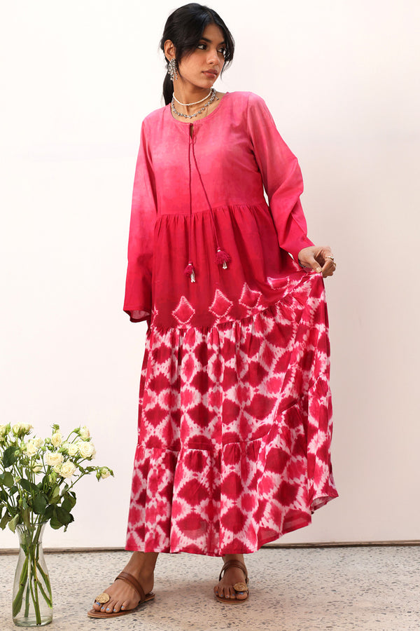 Rang Kahani Tiered Dress