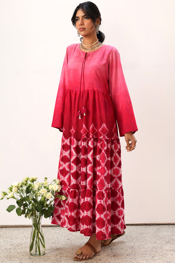 Rang Kahani Tiered Dress
