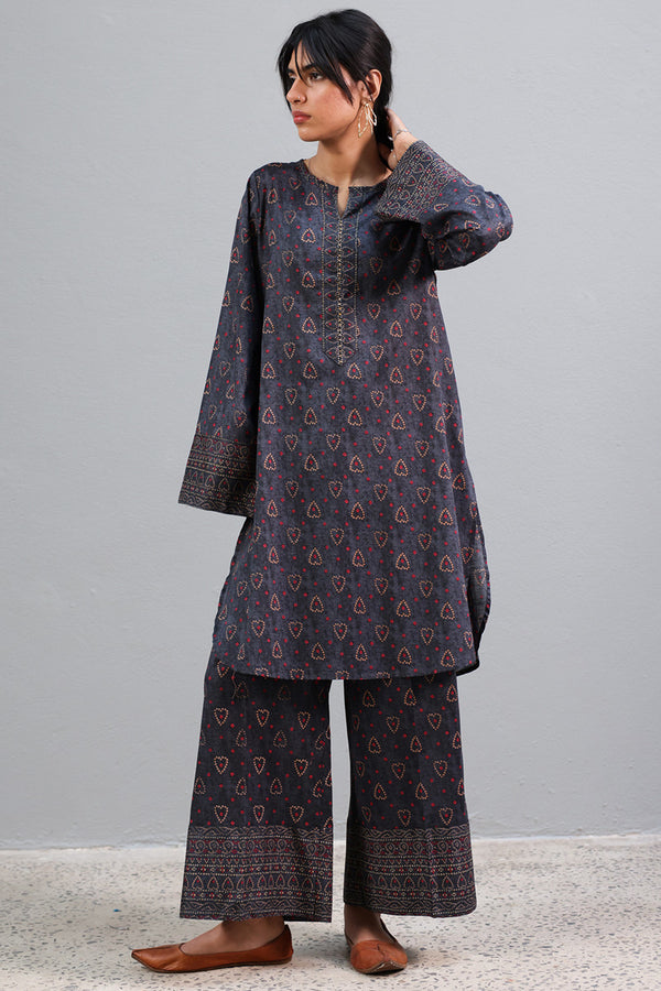 Mukaish Beats Printed Set